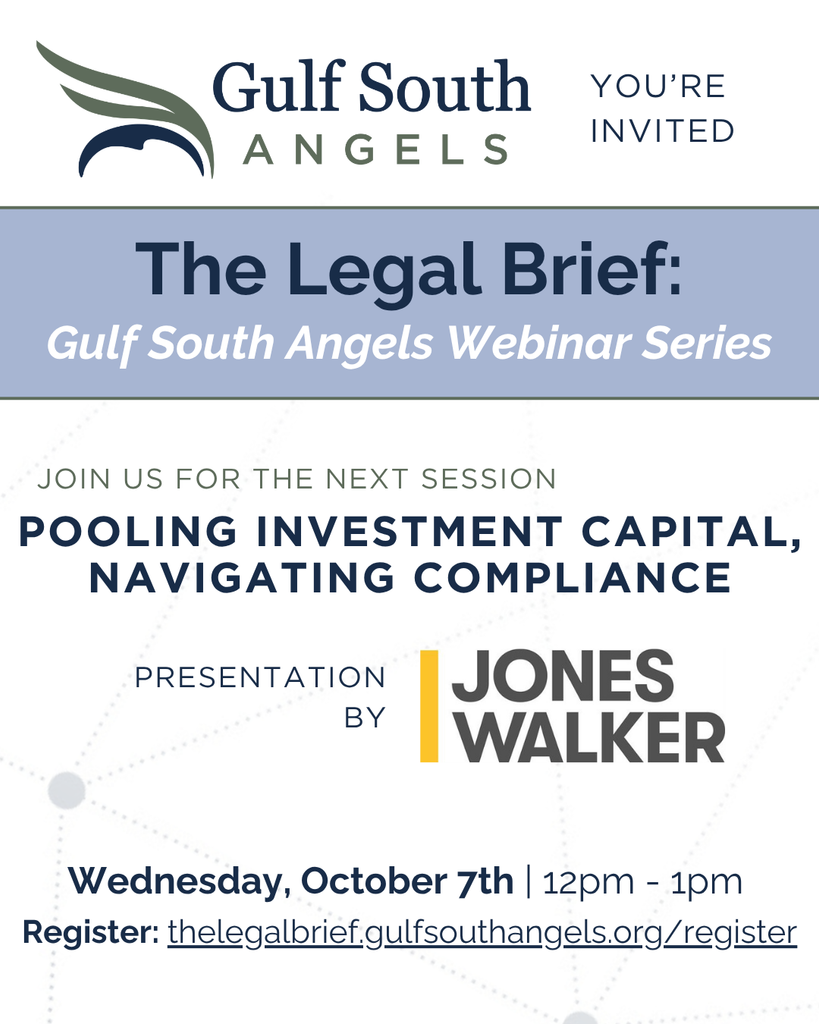 angel investing legal webinar